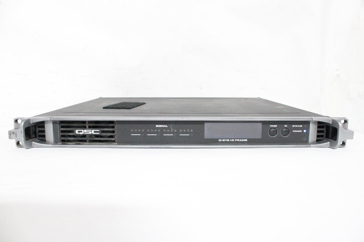 QSC Q-SYS I/O Frame + (4) CIML4 Input Cards