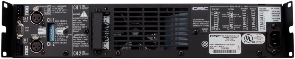 QSC CX302V CX Series 2-Channel Professional Power Amplifier