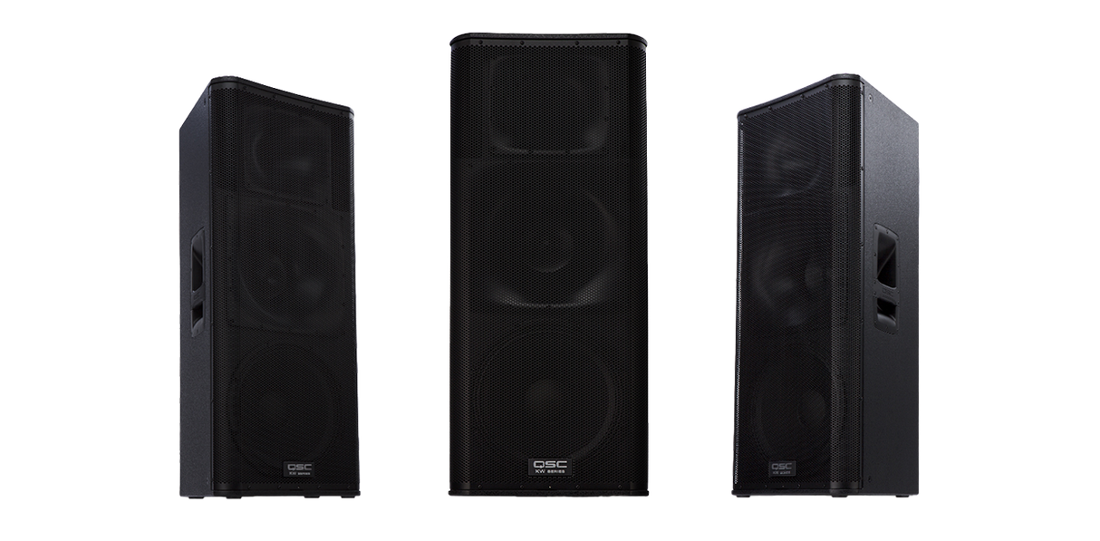 QSC KW153 KW Series 15" 3-way Trapezoidal Loudspeaker