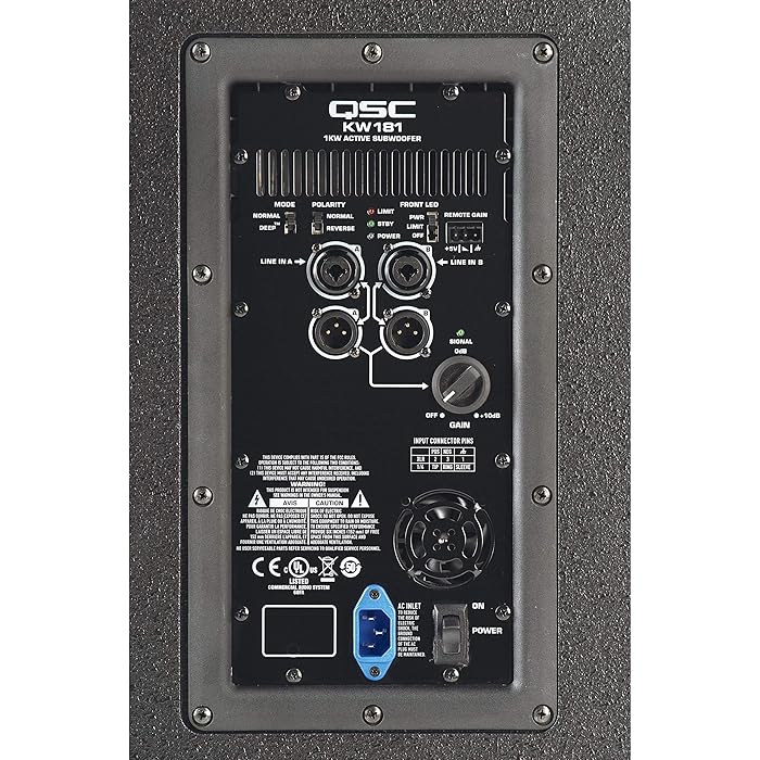QSC KW181 KW Series 18" Active Subwoofer