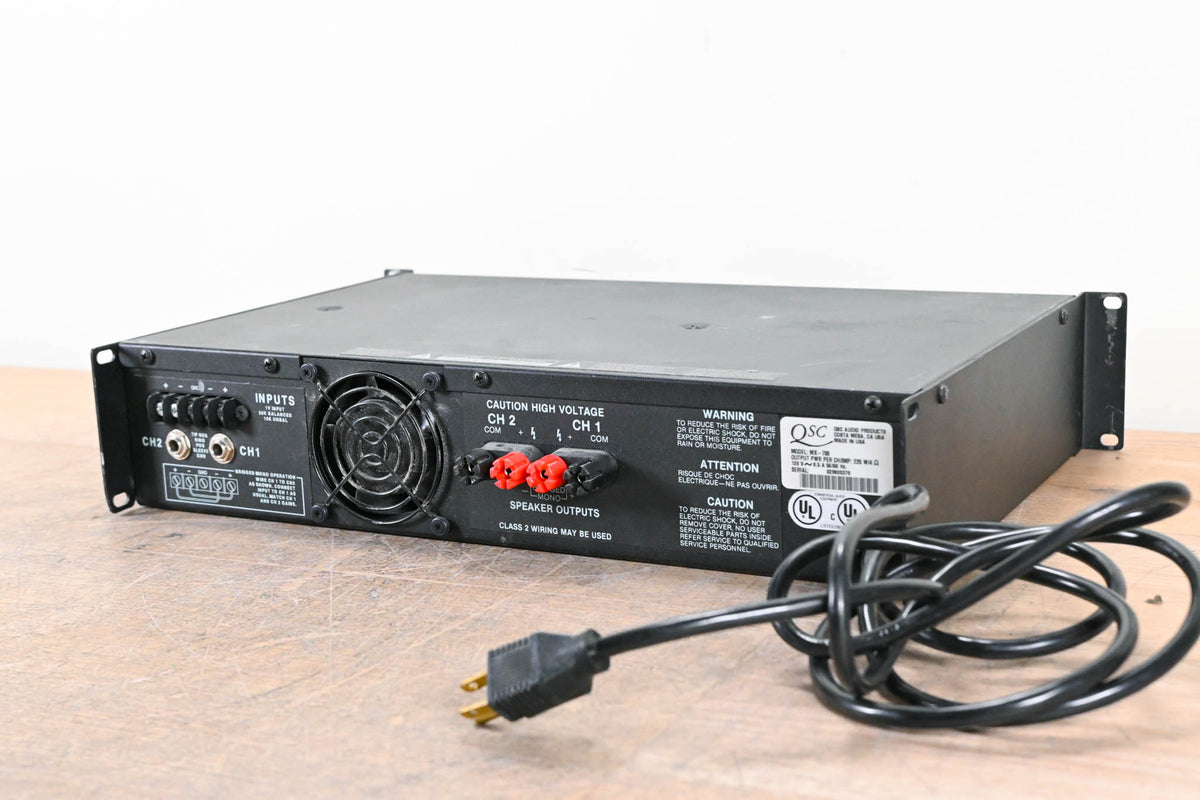QSC MX-700 - MX Series 2-Channel Professional Stereo Power Amplifier