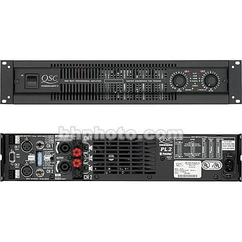 QSC PL236A PowerLight 2A Audio Power Amplifiers w/ Analog Signal Processing