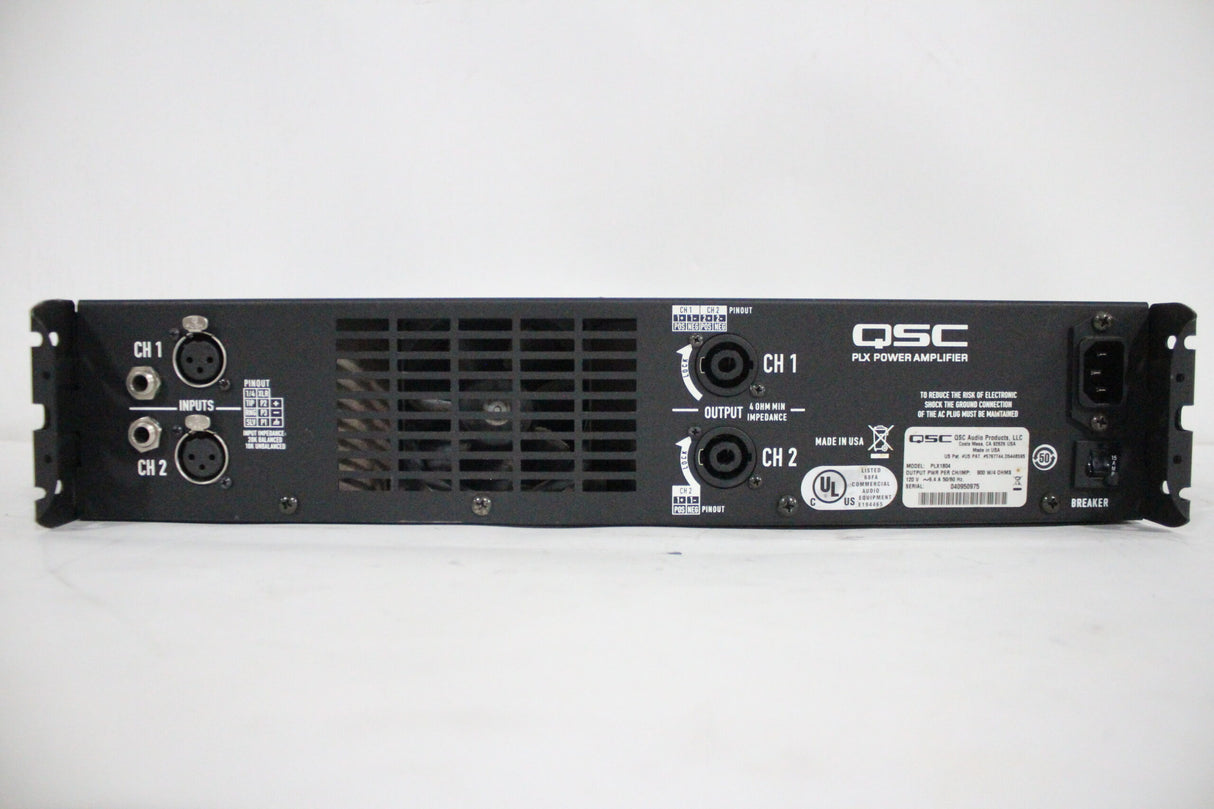QSC PLX 1804 2-Channel 1800W Power Amplifier