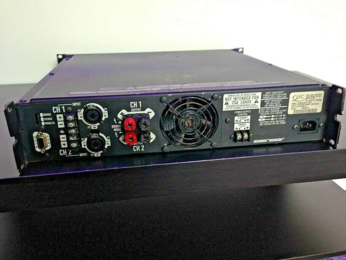 QSC PL 2.0 PowerLight Series Professional Power Amplifiers