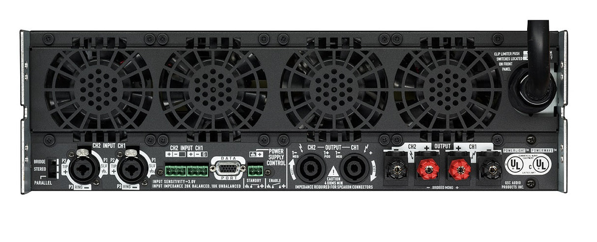 QSC PL 6.0 PowerLight Series Professional Power Amplifiers