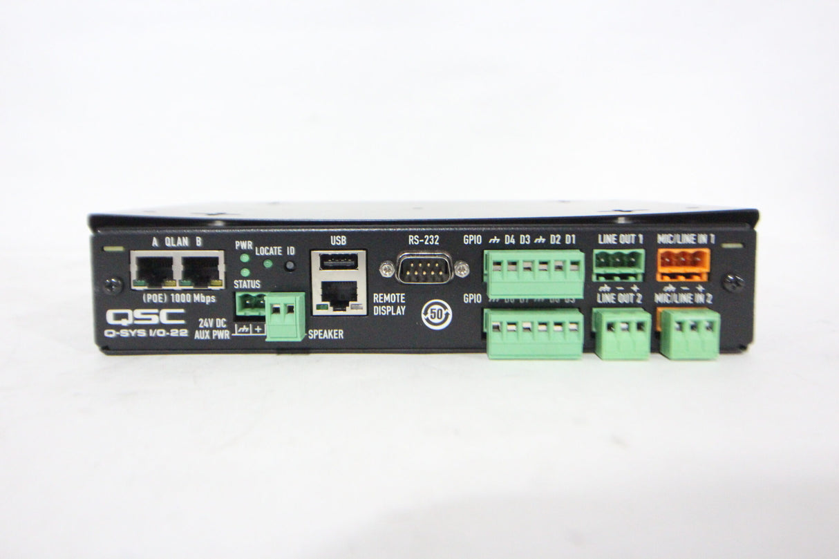QSC Q-SYS I/O-22 Multipurpose I/O Peripheral