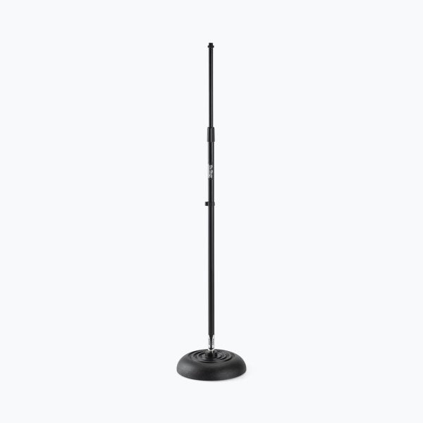 (NEW) On-Stage MS7201QTR Quarter-Turn Round-Base Mic Stand