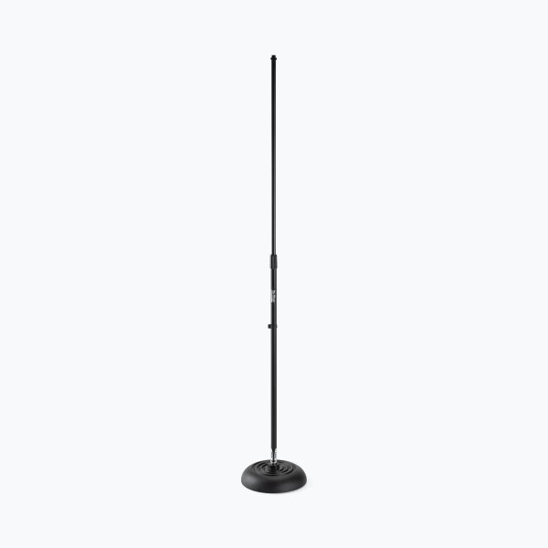 (NEW) On-Stage MS7201QTR Quarter-Turn Round-Base Mic Stand