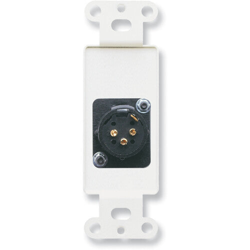 RDL D-XLR3M Decora Wall Plate