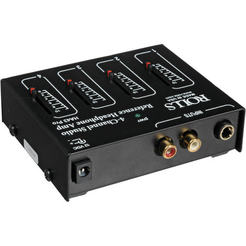 ROLLS HA43 Pro 4-Channel Stereo Headphone Amplifier