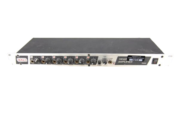 ROLLS RA62 Rackmount Headphone Amplifier 6-Channel Stereo