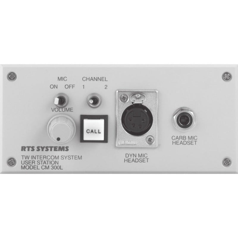 RTS CM 300 - PNL MIC - 3CH Console Mount 3-Channel Intercom User Station