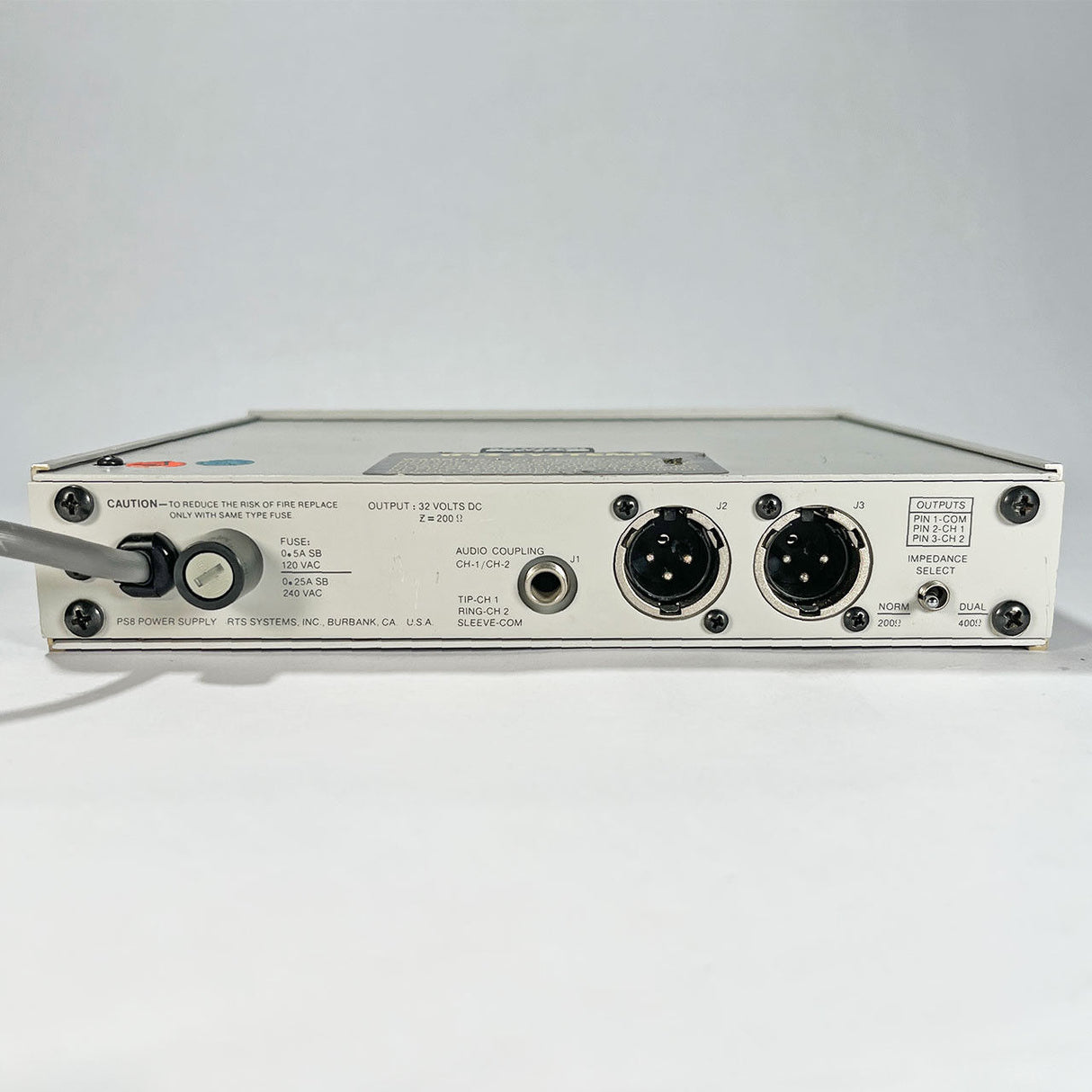 RTS PS-8 2CH Power Supply