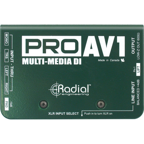 Radial Engineering PRO AV1 Passive Direct Box