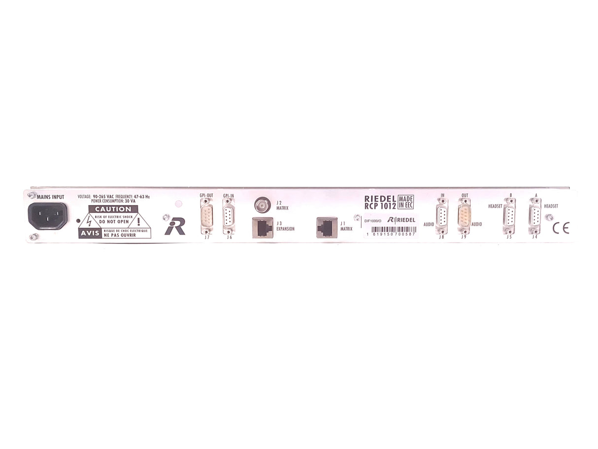 Riedel Artist DIF 1000/O Modular Panel Interface