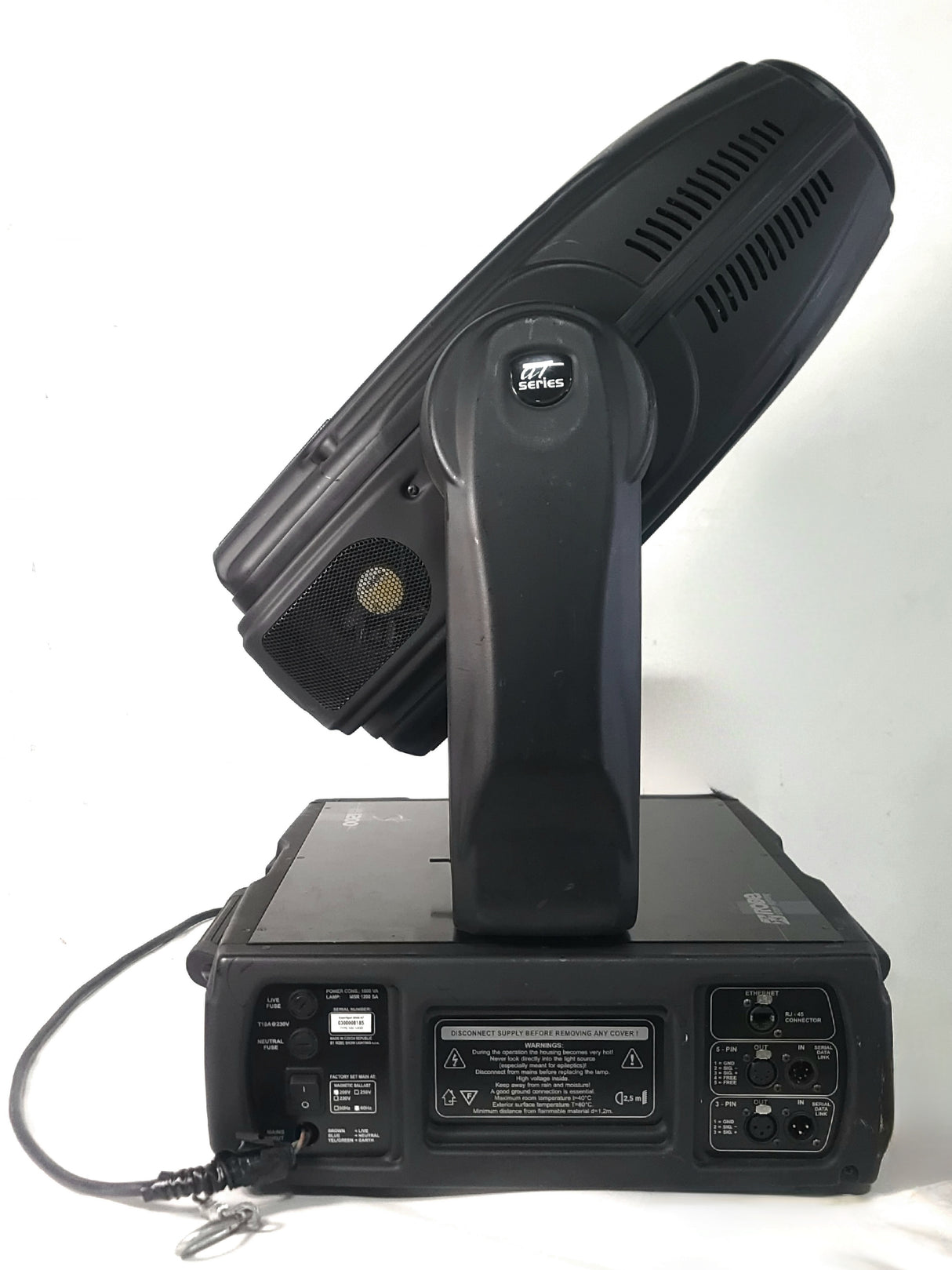 Robe ColorSpot 1200 AT Moving Head Light w/ Clamps In Hard Wheeled Case (Holds 2 Lights) (4228 Lamp Hours)