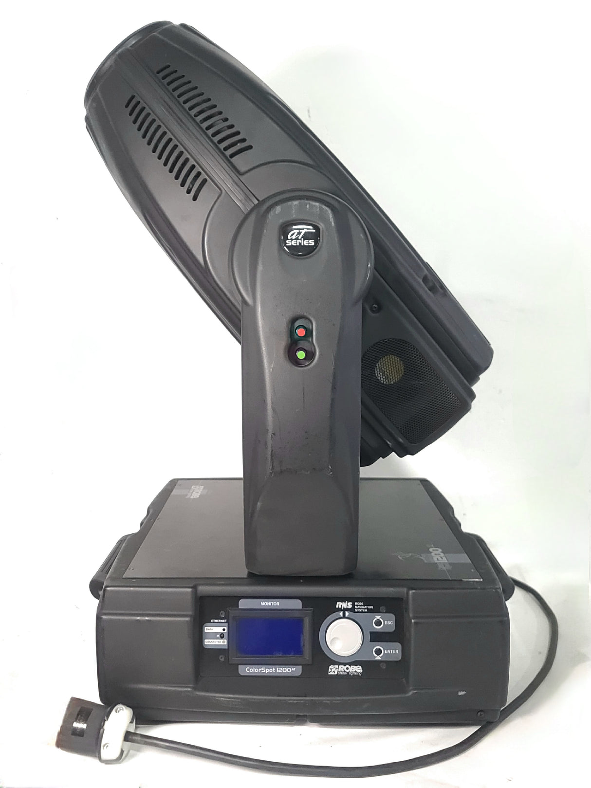 Robe ColorSpot 1200 AT Moving Head Light w/ Clamps In Hard Wheeled Case (Holds 2 Lights) (4228 Lamp Hours)
