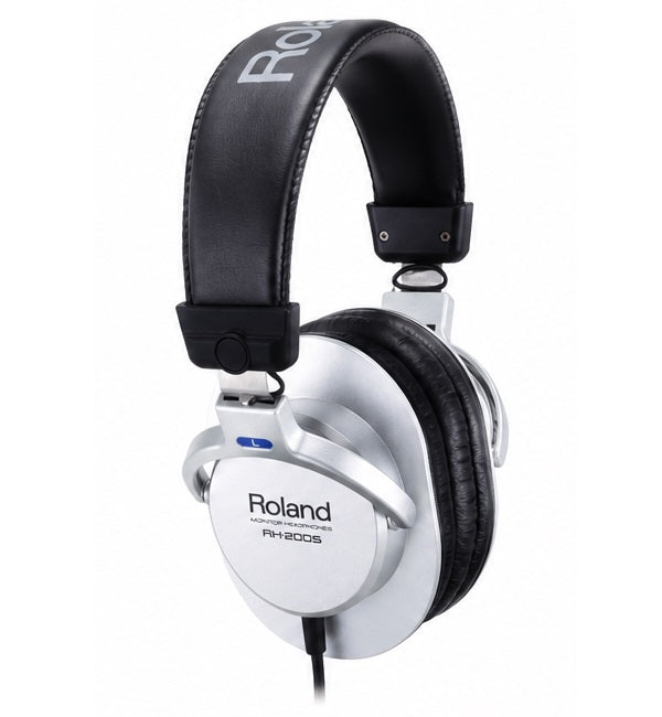 Roland RH-200S-WH Stereo Monitor Headphones – Silver