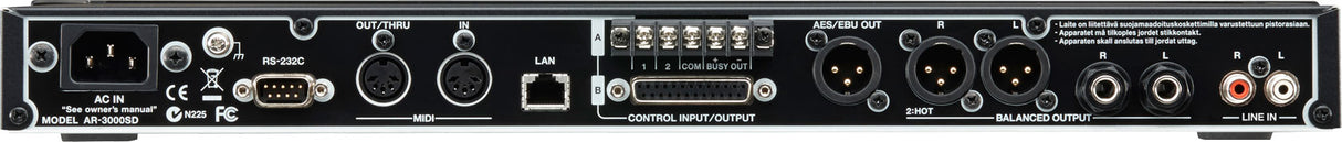 Roland AR-3000SD Digital Audio Recorder 96kHz Playback