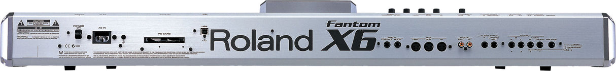 Roland Fantom-X6 61-Key Workstation Keyboard + 8-Track Audio Recording