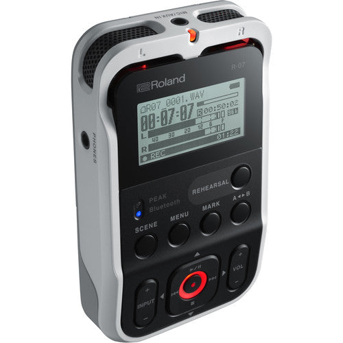Roland R-07-WH Portable Audio Recorder – White