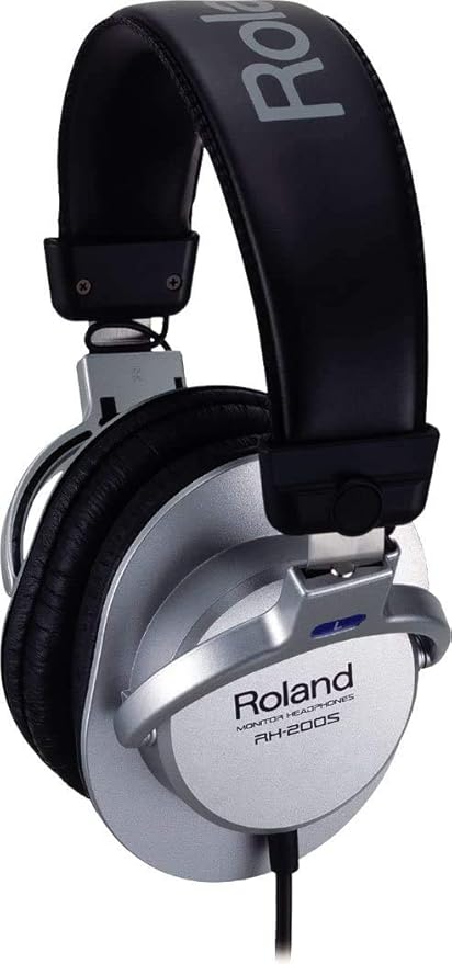 Roland RH-200S-WH Stereo Monitor Headphones – Silver