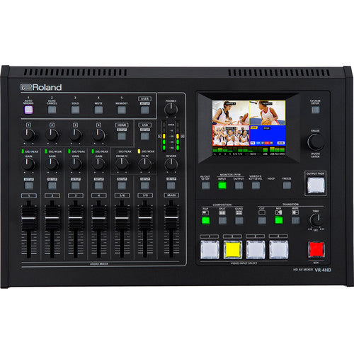 Roland VR-4HD AV Mixer - 4 channel with USB Stream/Record