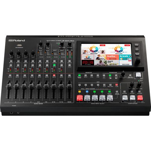 Roland VR-50HD MK II Multi-Format A/V Mixer - with USB Stream/Record