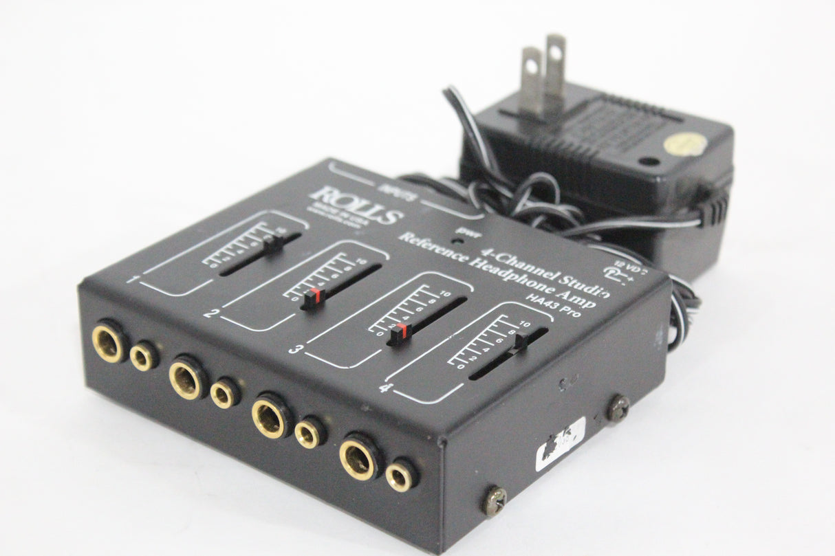 Rolls HA43 Pro Four-Channel Stereo Headphone Amplifier
