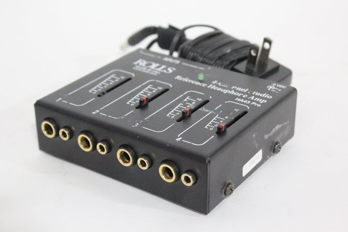 Rolls HA43 Pro Four-Channel Stereo Headphone Amplifier