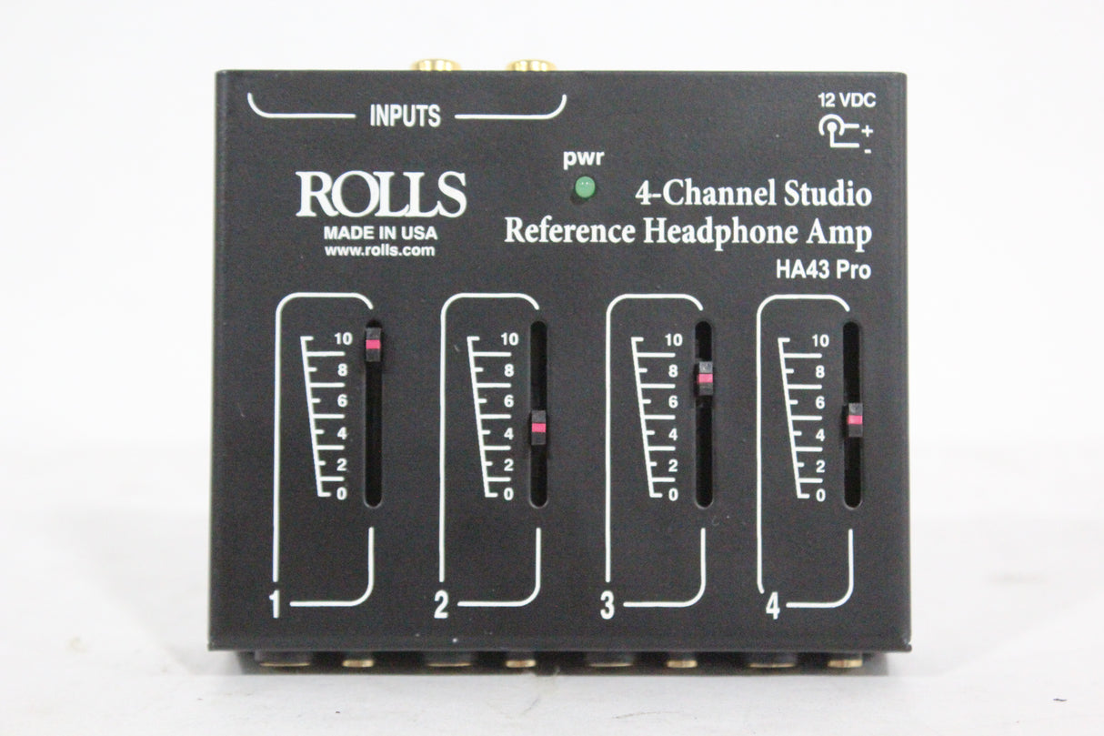 Rolls HA43 Pro Four-Channel Stereo Headphone Amplifier