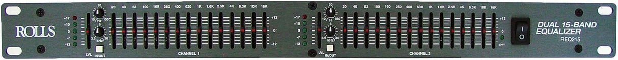 Rolls REQ215 Dual 15-Band Graphic EQ