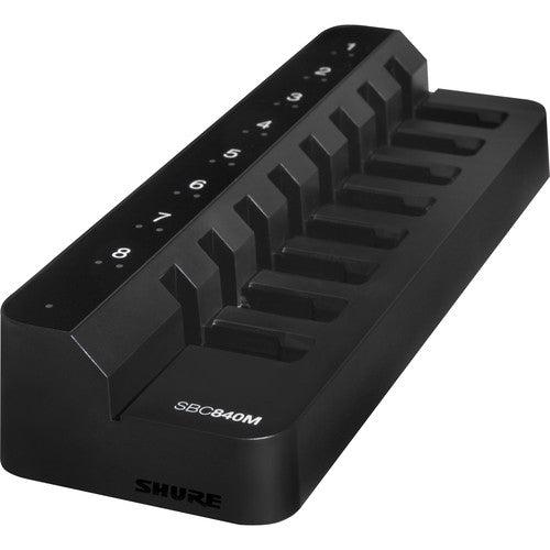 Shure SBC840-US Networked Eight-Bay Battery-Only Tray Charger