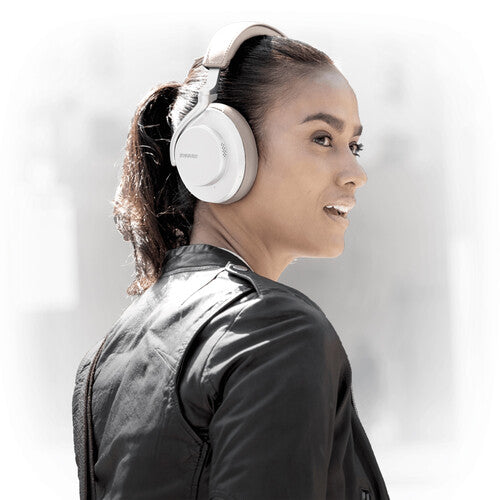 Shure AONIC 50 Wireless Noise-Canceling Headphones (White)
