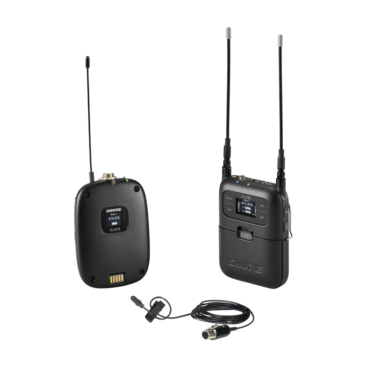 Shure SLXD14/DL4B Digital Wireless DuraPlex Omni Lavalier Microphone System