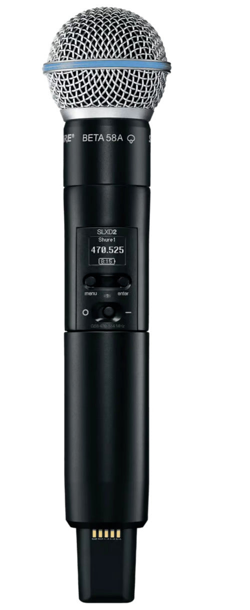 Shure SLXD2/B58 Wireless Handheld Microphone Transmitter - H55 Band