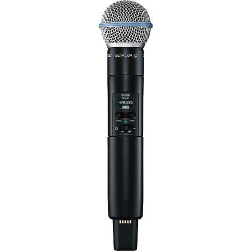 Shure SLXD2/B58 Wireless Handheld Microphone Transmitter - J52 Band