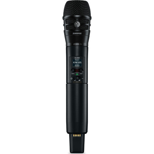 Shure SLXD24/K8B Digital Wireless Handheld Microphone System with KSM8 Capsule (G58: 470 to 514 MHz, Black)