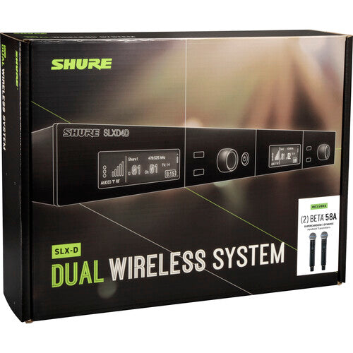 Shure SLXD24D/B58-H55 Dual Wireless System