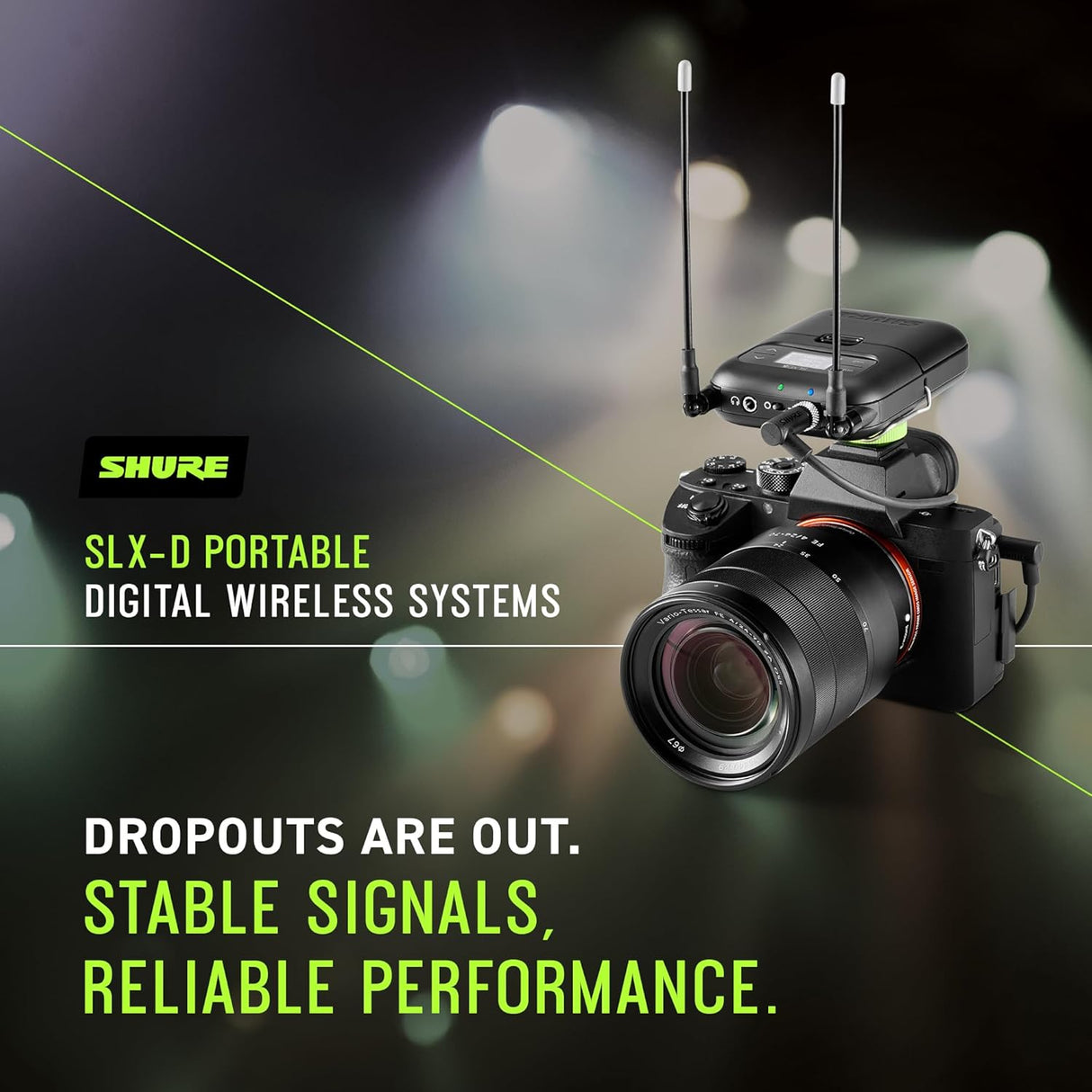 Shure SLXD5-G58 Single-Channel Portable Digital Wireless Receiver - 470 - 514 MHz