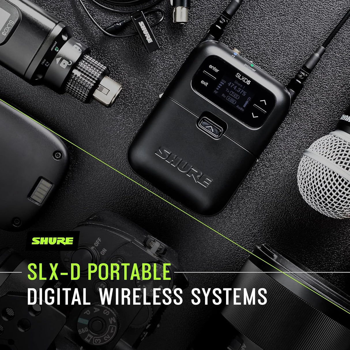Shure SLXD5-G58 Single-Channel Portable Digital Wireless Receiver - 470 - 514 MHz