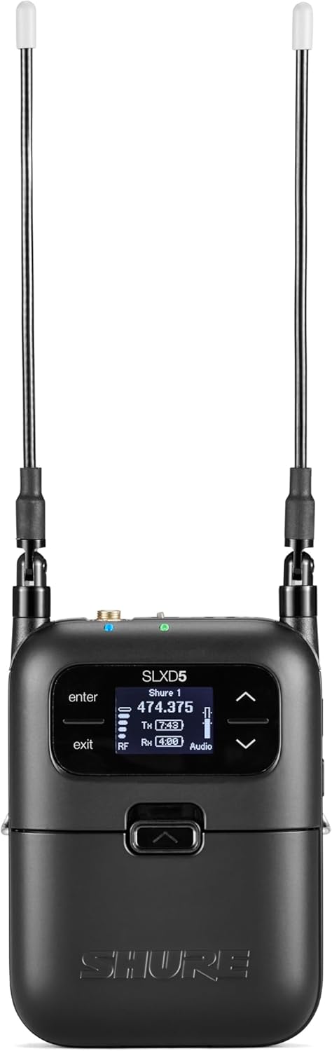 Shure SLXD5-G58 Single-Channel Portable Digital Wireless Receiver - 470 - 514 MHz
