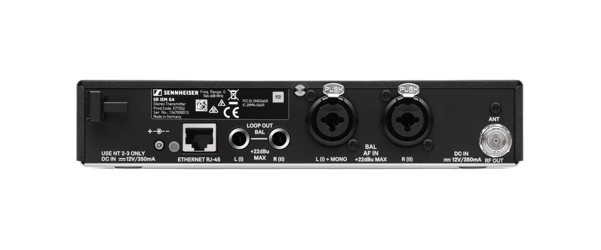 Sennheiser SR IEM G4 Stereo Transmitter (A: 516 to 558 MHz)
