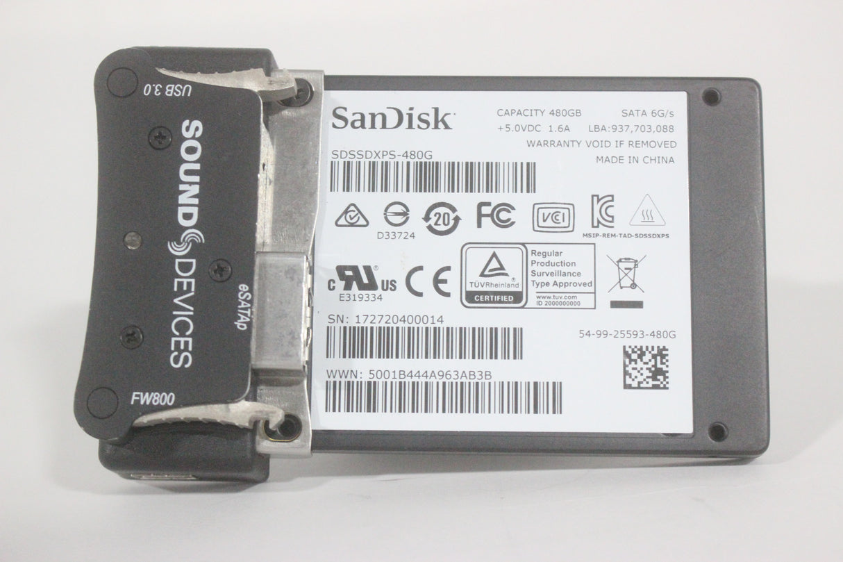 SanDisk Extreme SDSSDXPS Pro-Series 480GB Solid State Hard Drive