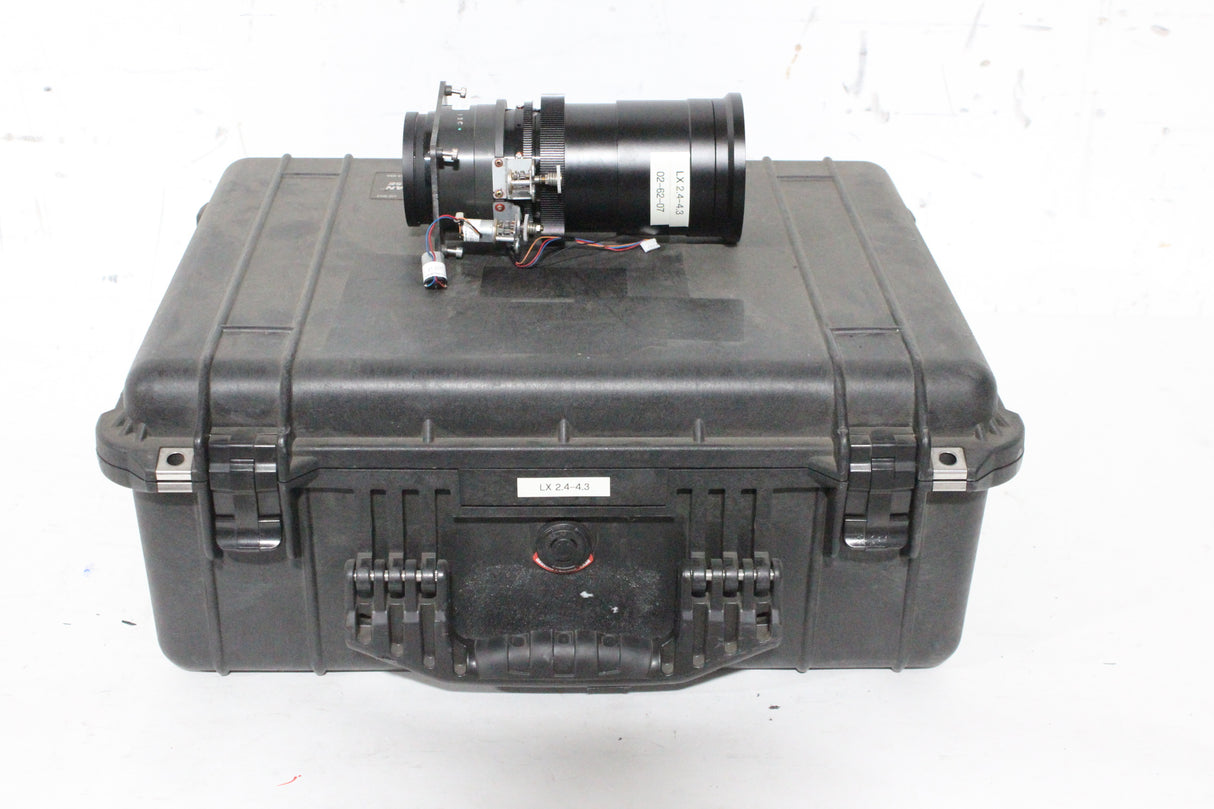Sanyo LNS-T31A Long Zoom Projector Lens, 1.82x in Pelican 1550 Case (Case Holds 2 Lenses)