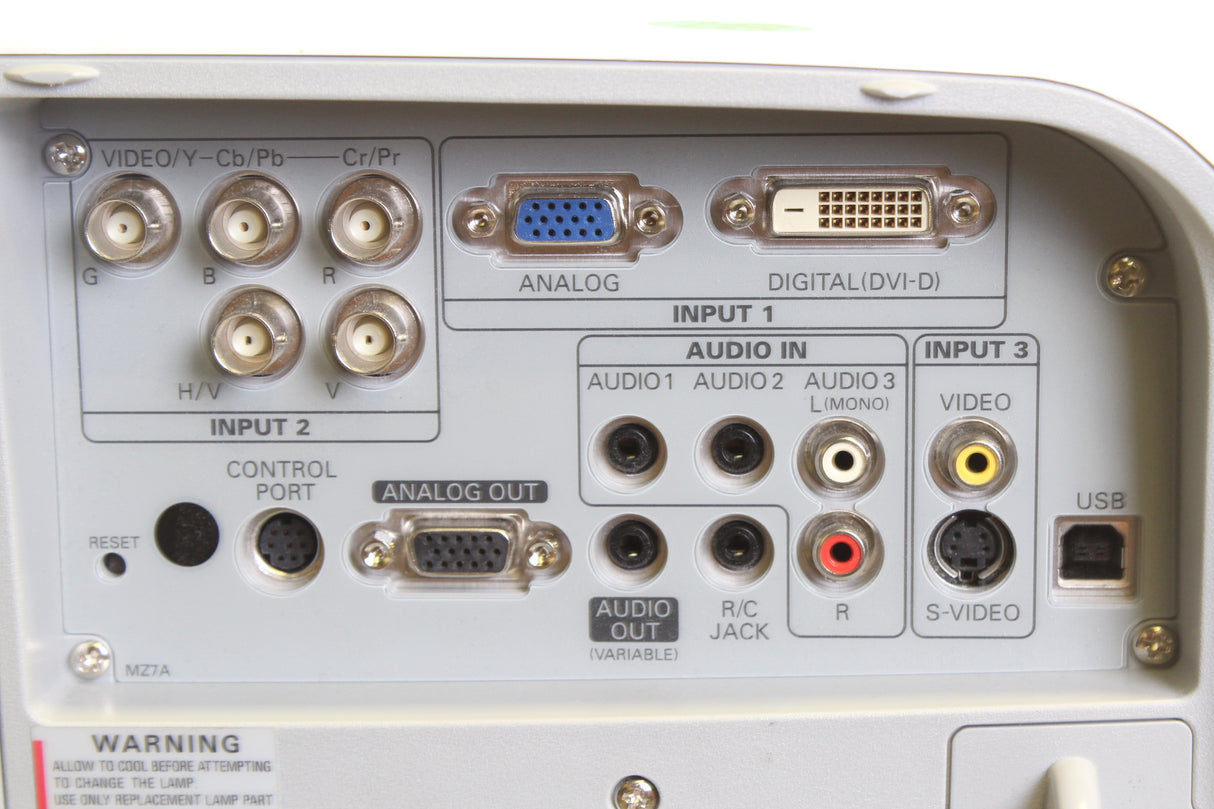 Sanyo PLC-XT20 projector 3800 ANSI lumens w/XGA resolution (430 W / 100V - 240V) w/ Standard Lens Includes Chief Ceiling Mount - (Lamp Hours: 2794/Lamp NEEDS replacement)