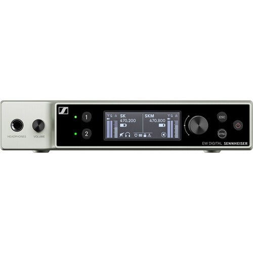 Sennheiser EW-DX 835-S SET Dual-Channel Digital Wireless System with Two Handheld Mics & MMD 835 Capsules (Q1-9: 470 to 550 MHz)