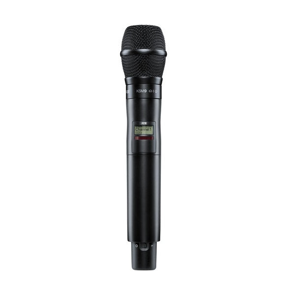Shure AD2/KSM9 - Handheld Wireless Microphone Transmitter in Black Finish (G57 Band: 470-608 MHz)