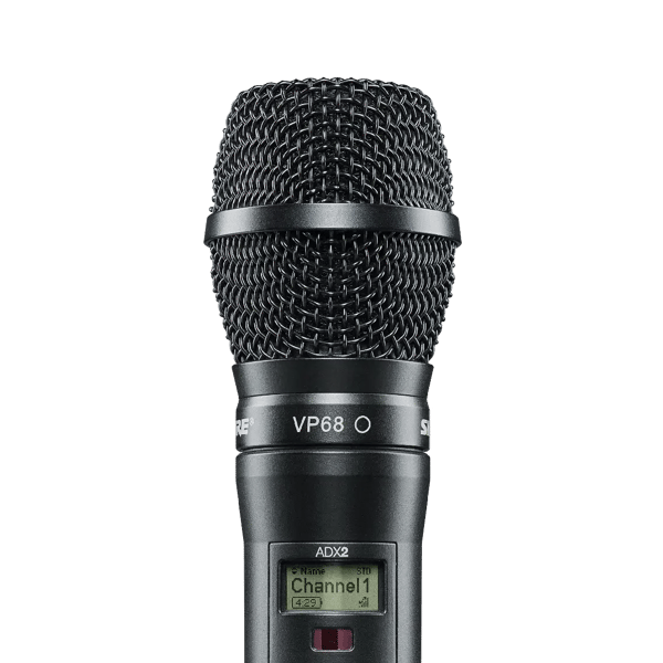 Shure ADX2/VP68 - Handheld Wireless Microphone Transmitter (G57 Band: 470-616 MHz)