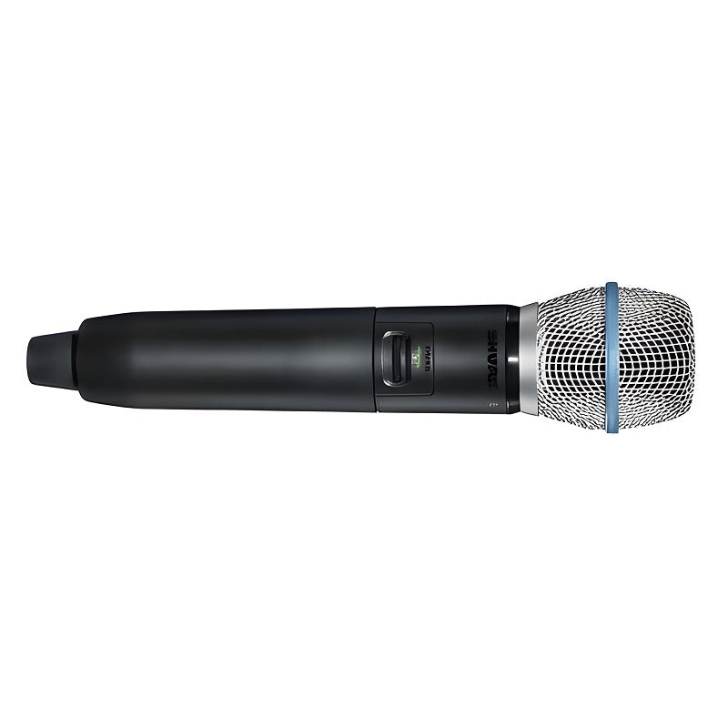 Shure GLXD2+/B87A Dual-Band Wireless Handheld Transmitter with BETA 87A Microphone (Z3: 2.4, 5.8 GHz)
